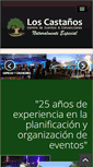 Mobile Screenshot of eventosloscastanos.cl